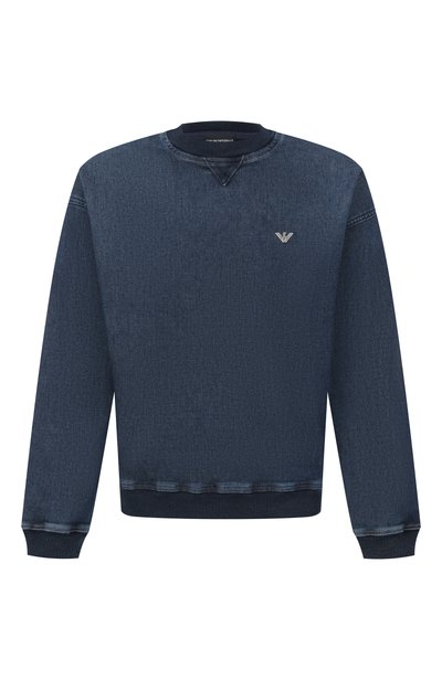 Мужской хлопковый свитшот EMPORIO ARMANI, арт. EM006614/AF27722