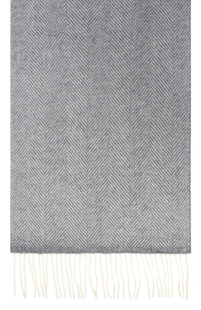 Шерстяной шарф LANVIN светло-серого цвета по цене 27550 руб., арт. 710002440, фото 4 Шерстяной шарф LANVIN, арт. 710002440, фото 4