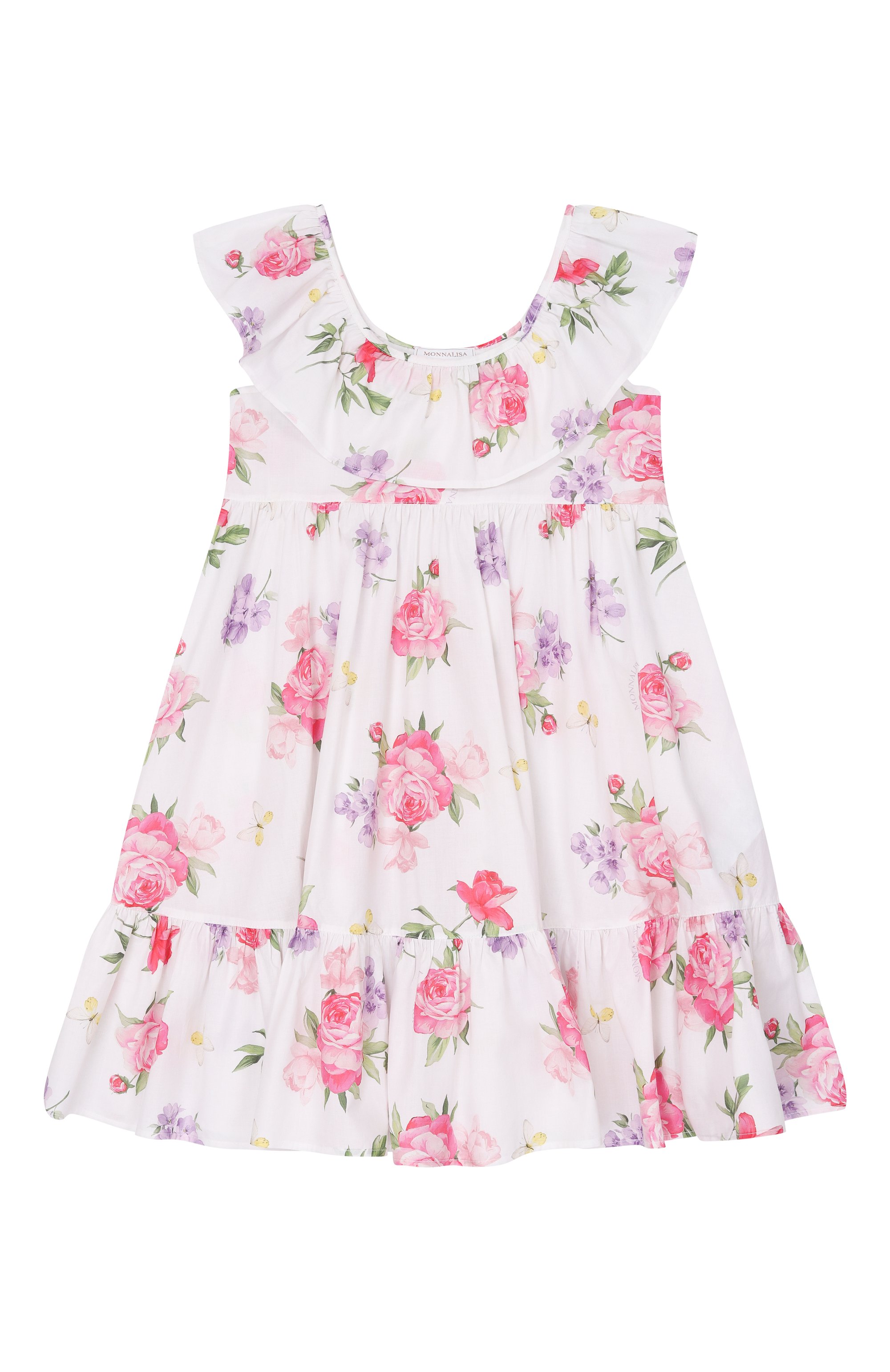 Хлопковое платье MONNALISA, арт. 19G902, фото 1