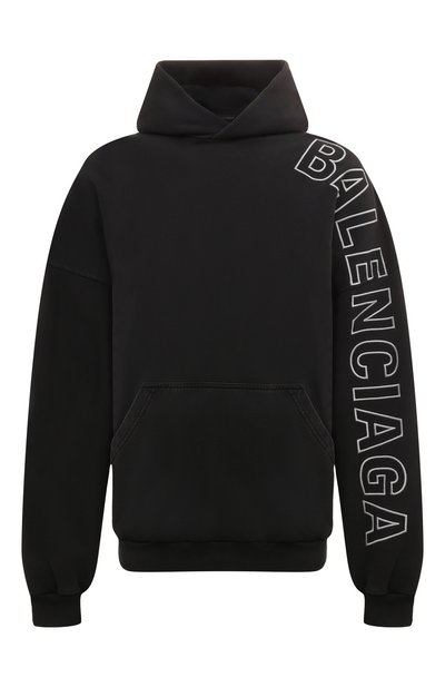 Мужской хлопковое худи BALENCIAGA, арт. 739024/T0VV2