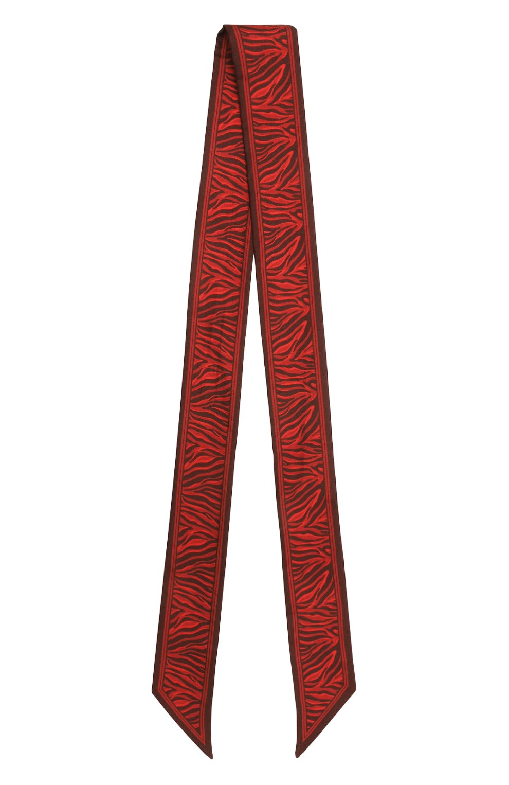 Шелковый шарф-твилли ELIE SAAB красного цвета по цене 10800 руб., арт. SE5120SS399, фото 3 Шелковый шарф-твилли ELIE SAAB, арт. SE5120SS399, фото 3