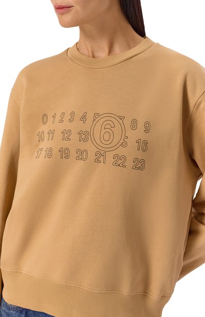 Хлопковый свитшот MM6, арт. S52GU0248/M25025, фото 5