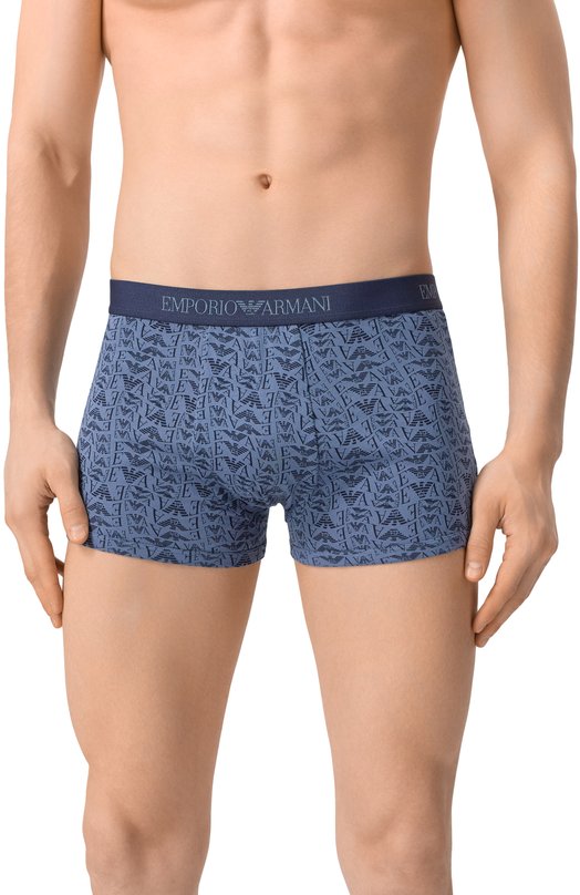 Комплект из трех боксеров Emporio Armani 111625/4F722 Синий  111625/4F722 Фото 2