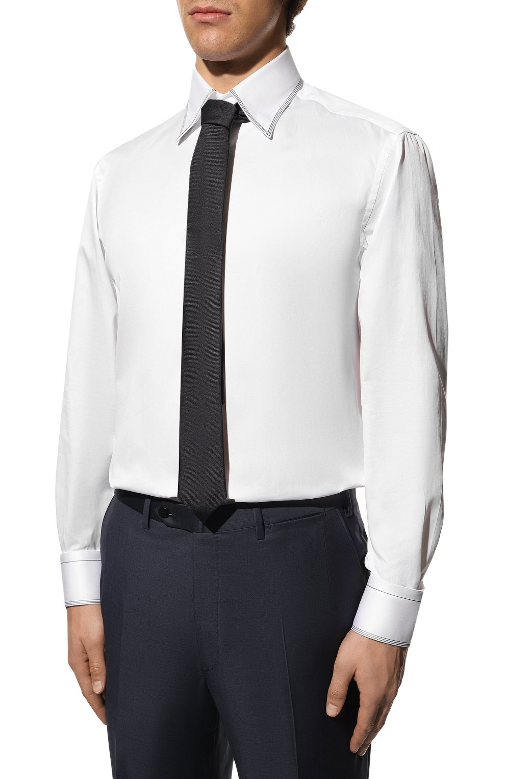 Хлопковая сорочка ZILLI, арт. MFY-4230-8380/0024, фото 3