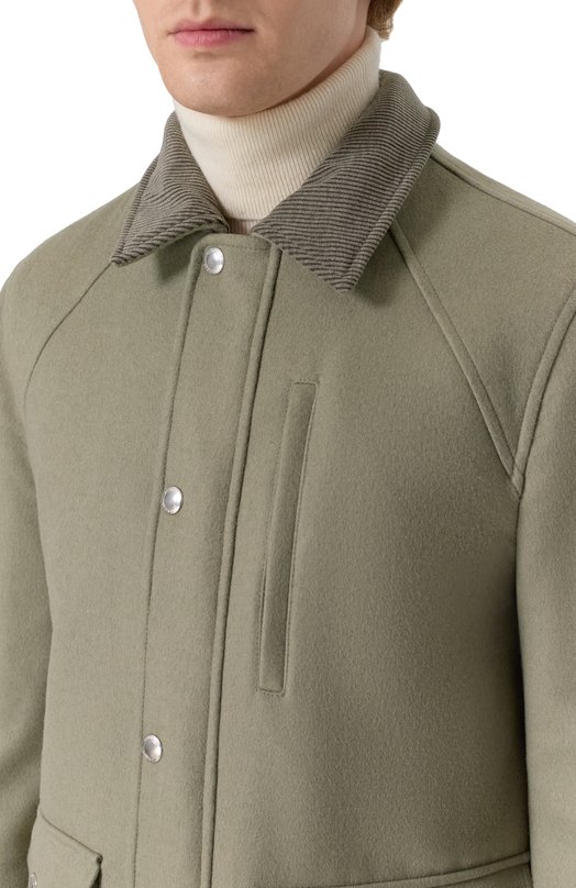 Шерстяная куртка Brunello Cucinelli MY4966382 Зелёный  MY4966382 Фото 5