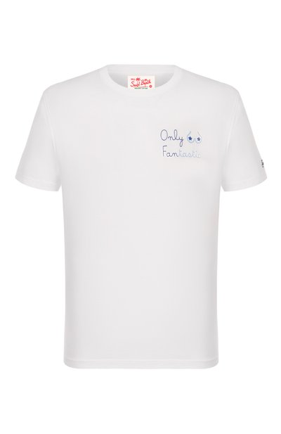 Мужская хлопковая футболка MC2 SAINT BARTH, арт. STBM P0RT0FIN0/02485H