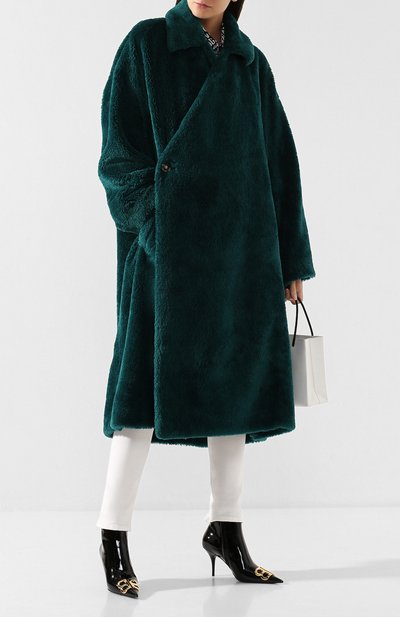 Пальто BALENCIAGA зеленого цвета по цене 209500 руб., арт. 583811/TFQ03, фото 2 Пальто BALENCIAGA, арт. 583811/TFQ03, фото 2