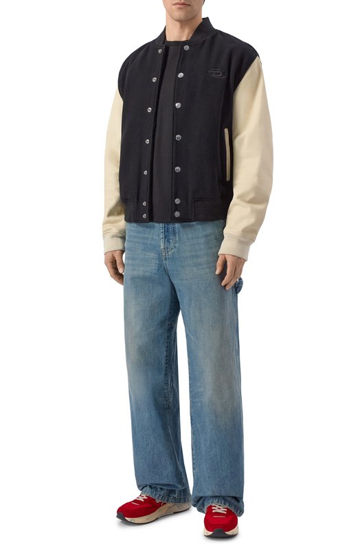 Комбинированные кроссовки Mick 0.1 Premiata MICK0.1/VAR 8270 Красный  MICK0.1/VAR 8270 Фото 2