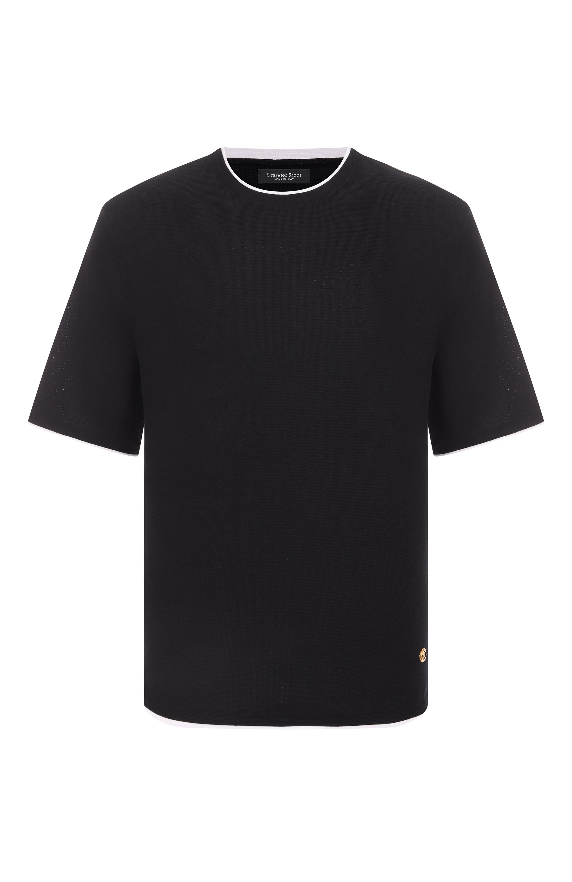 Футболка из хлопка и шелка STEFANO RICCI, арт. MNH5204390/CTK01S, фото 1