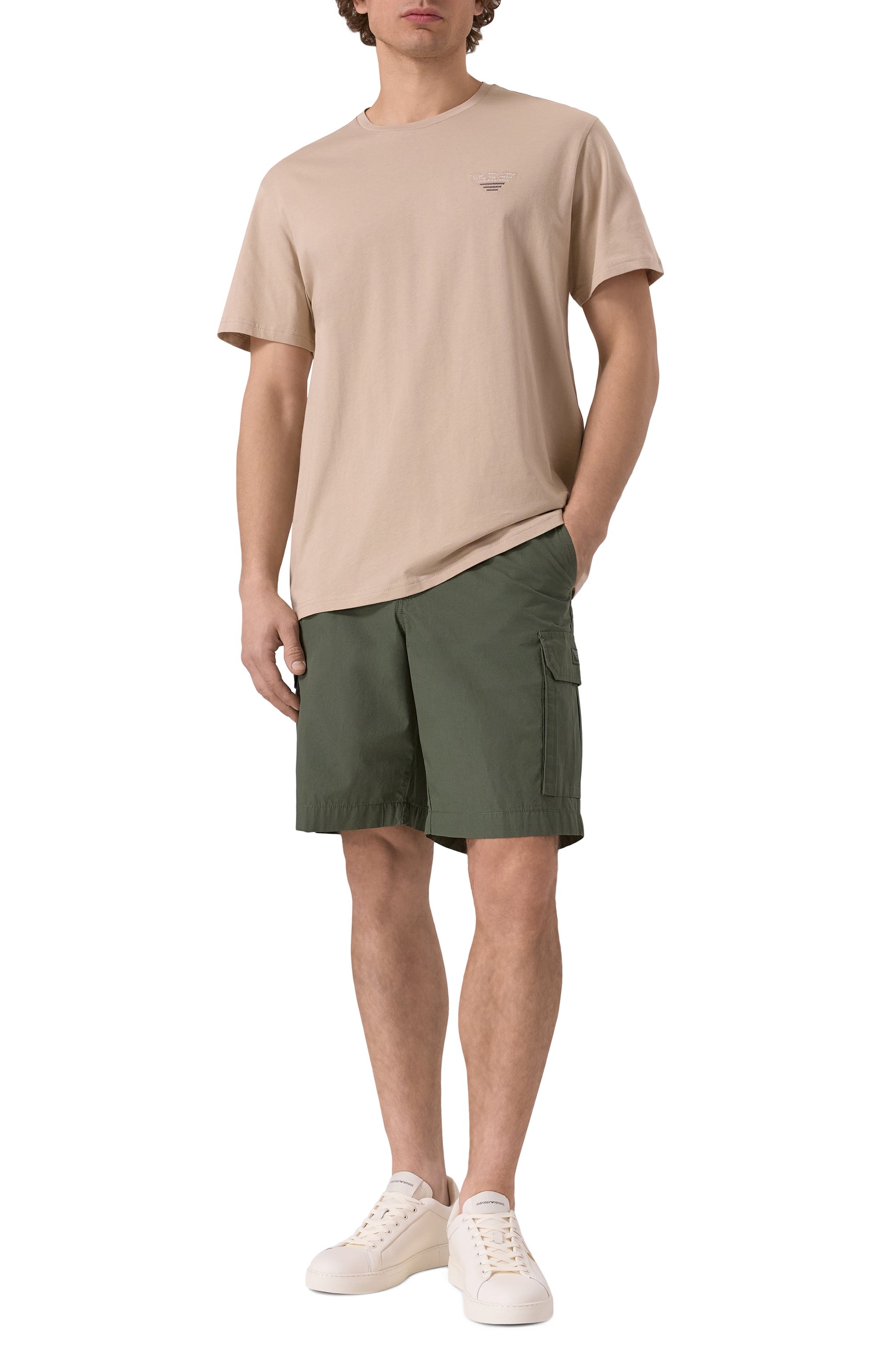 Хлопковая футболка EMPORIO ARMANI, арт. EM000574/AF12334, фото 2