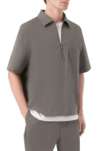 Хлопковая рубашка 12 STOREEZ, арт. 137294, фото 3