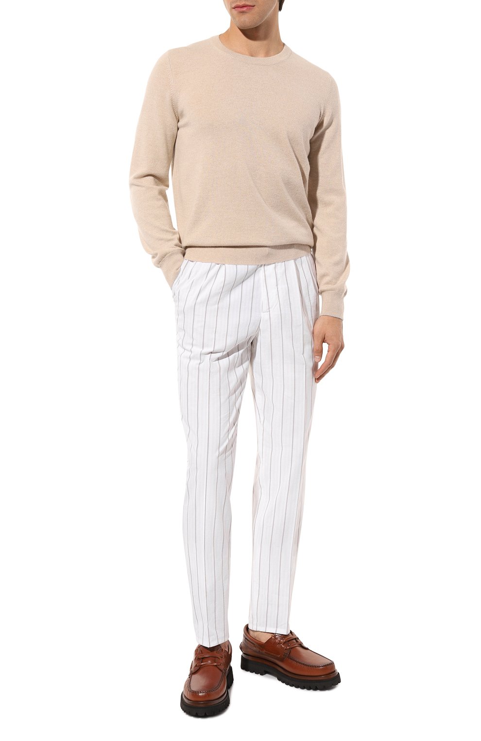 Хлопковые брюки BRUNELLO CUCINELLI, арт. MH242B6224, фото 2