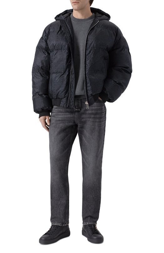 Пуховик Balmain FH0TP162/XB11 Чёрный  FH0TP162/XB11 Фото 2