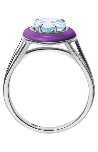 Кольцо с сердцем из голубого топаза MOONKA, арт. crg-r-tpz, фото 4