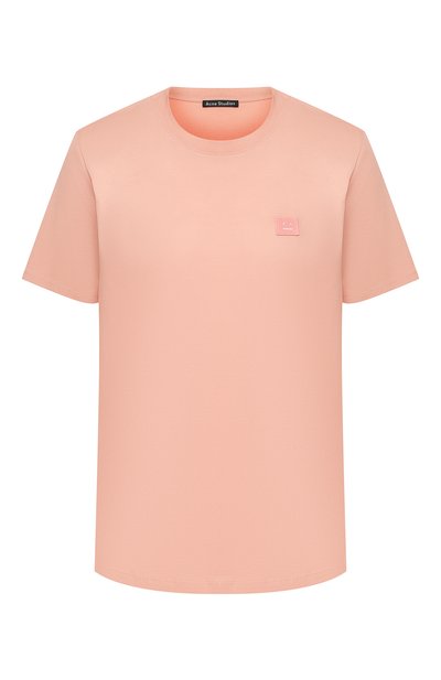 Женская хлопковая футболка ACNE STUDIOS, арт. AL0038/W