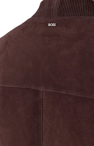 Замшевый бомбер BOSS, арт. 50543213, фото 5