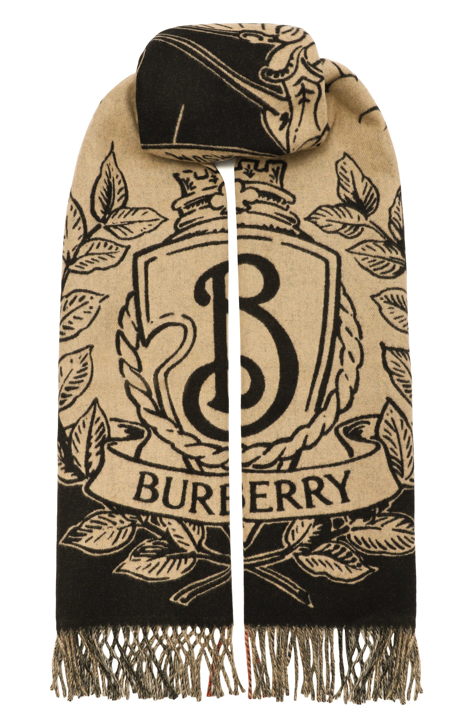 Двусторонний шарф из кашемира BURBERRY, арт. 8130408, фото 1
