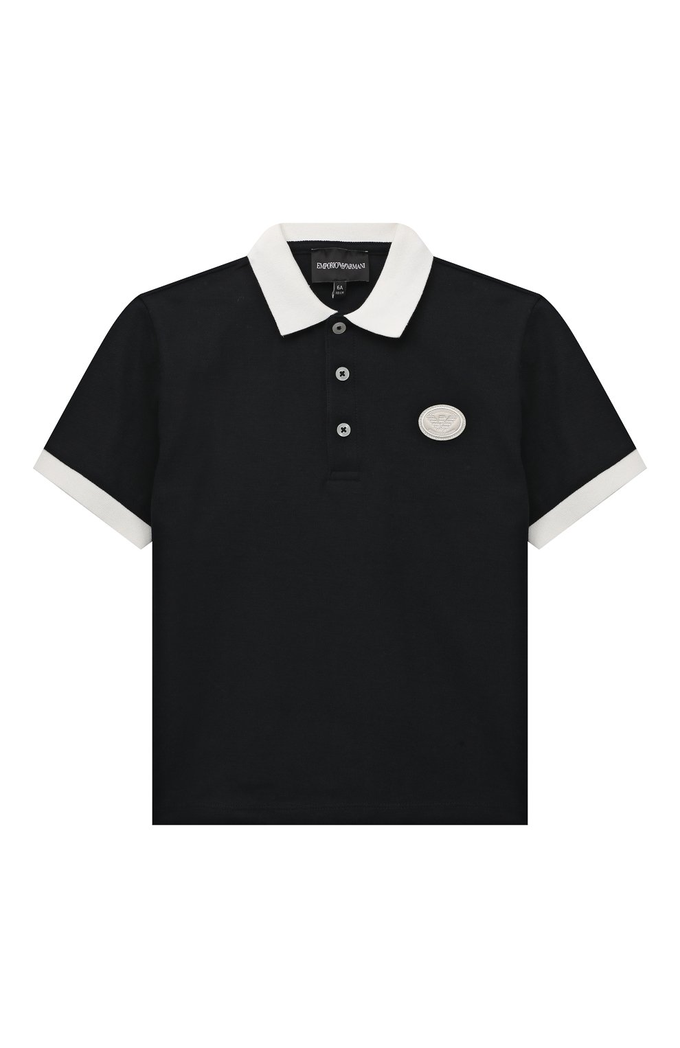 Хлопковое поло EMPORIO ARMANI, арт. 6L4FA2/1JCYZ, фото 1