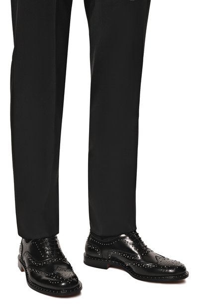 Кожаные оксфорды MILLE 885, арт. PRAT0 REAL NER0, фото 3