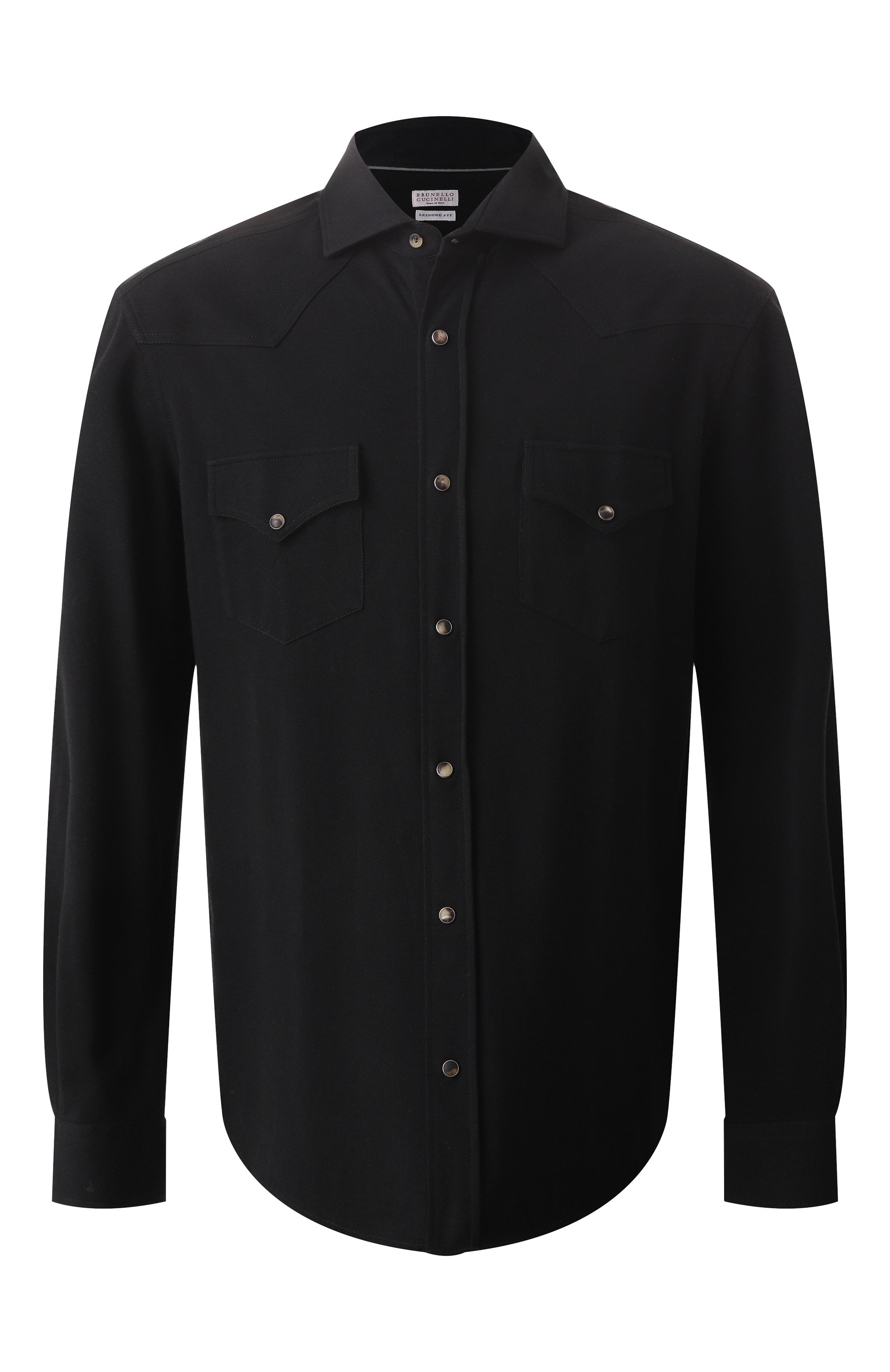 Хлопковая рубашка BRUNELLO CUCINELLI, арт. ME854B2268, фото 1