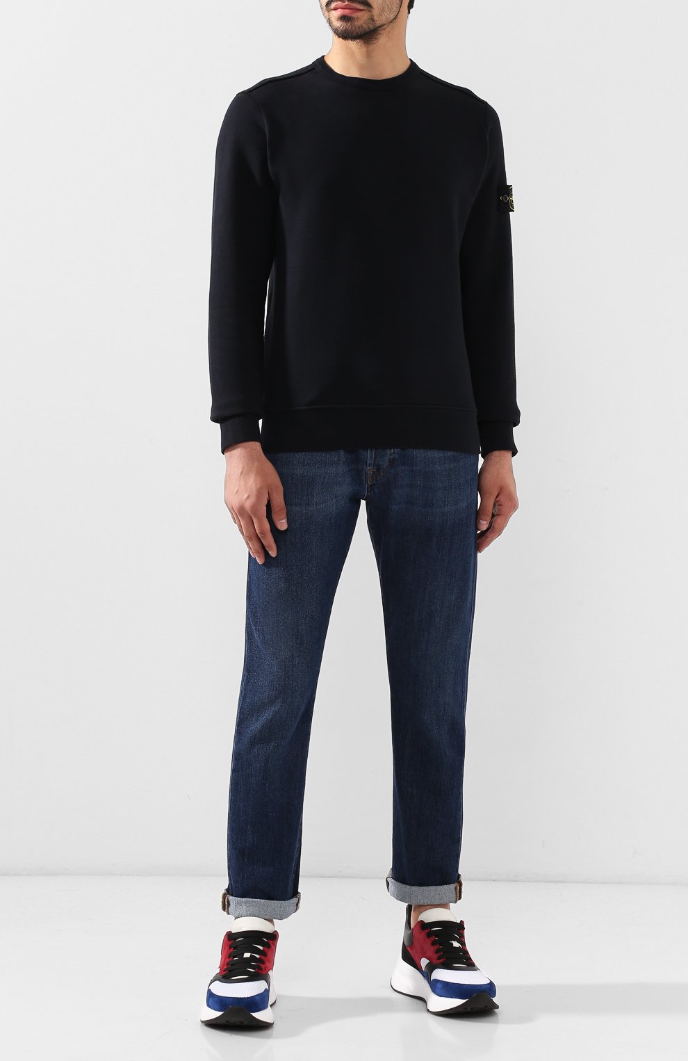 Хлопковый свитшот STONE ISLAND, арт. 711562720, фото 2