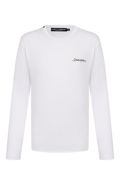 Мужская хлопковый лонгслив DOLCE & GABBANA, арт. G8SD2Z/G7PEA