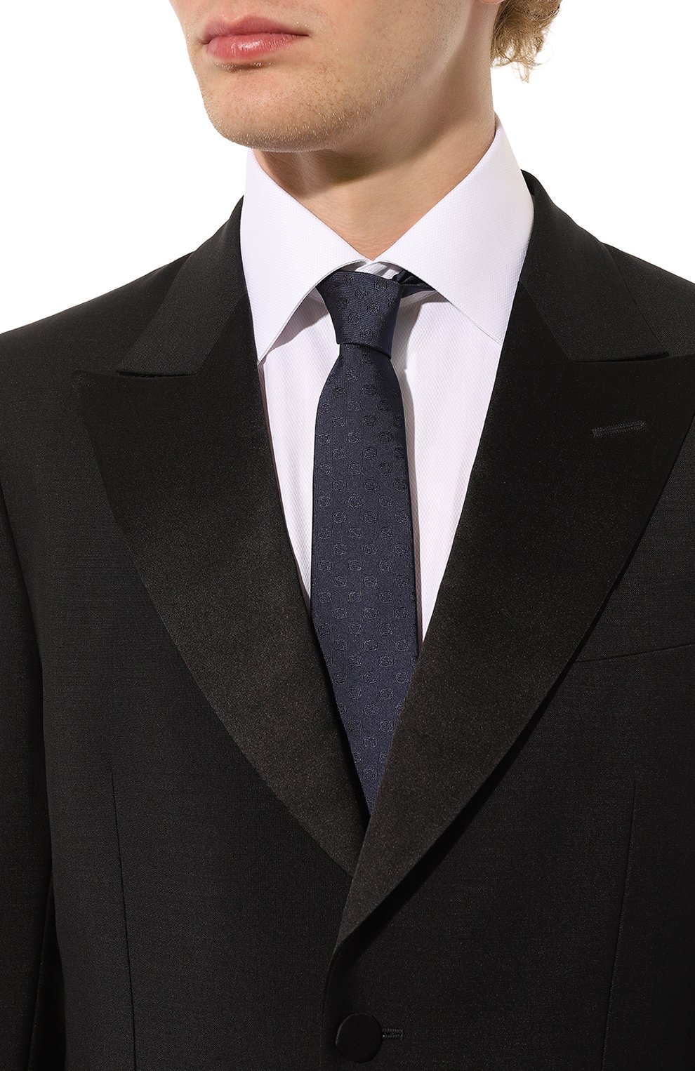 Шелковый галстук GUCCI, арт. 658245 4E002, фото 2