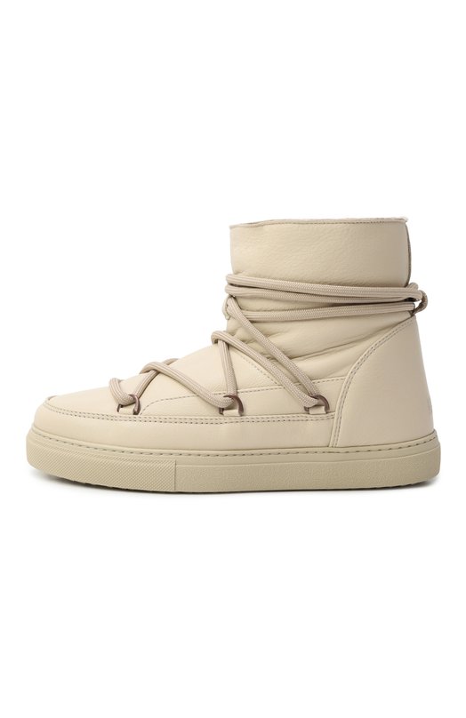 Кожаные полусапоги INUIKII 1001.003.0251 Кремовый  1001.003.0251 Фото 4