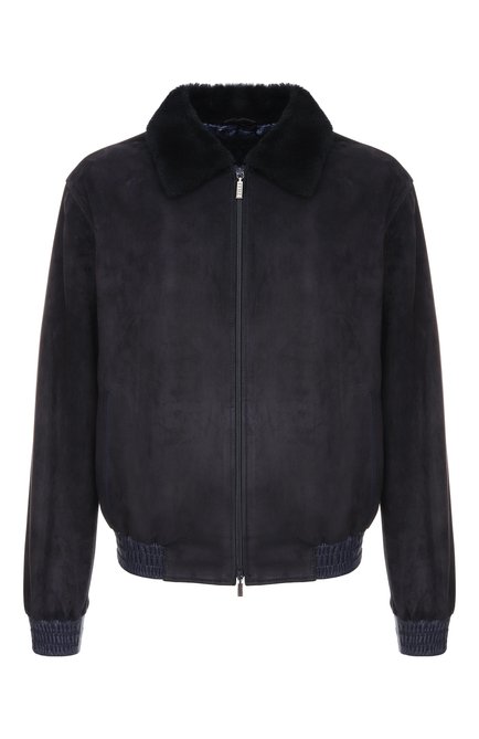 Мужской кожаный бомбер ZILLI, арт. AHIKH3M1008VFRI00/64-68