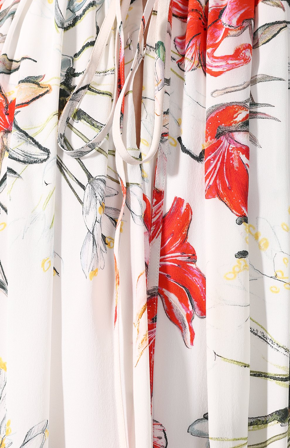 Шелковое платье ALEXANDER MCQUEEN, арт. 617299/QDAAM, фото 5