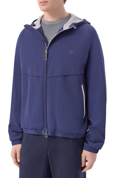 Бомбер STEFANO RICCI темно-синего цвета по цене 289000 руб., арт. M6J62R0120/PAEA3U, фото 3 Бомбер STEFANO RICCI, арт. M6J62R0120/PAEA3U, фото 3