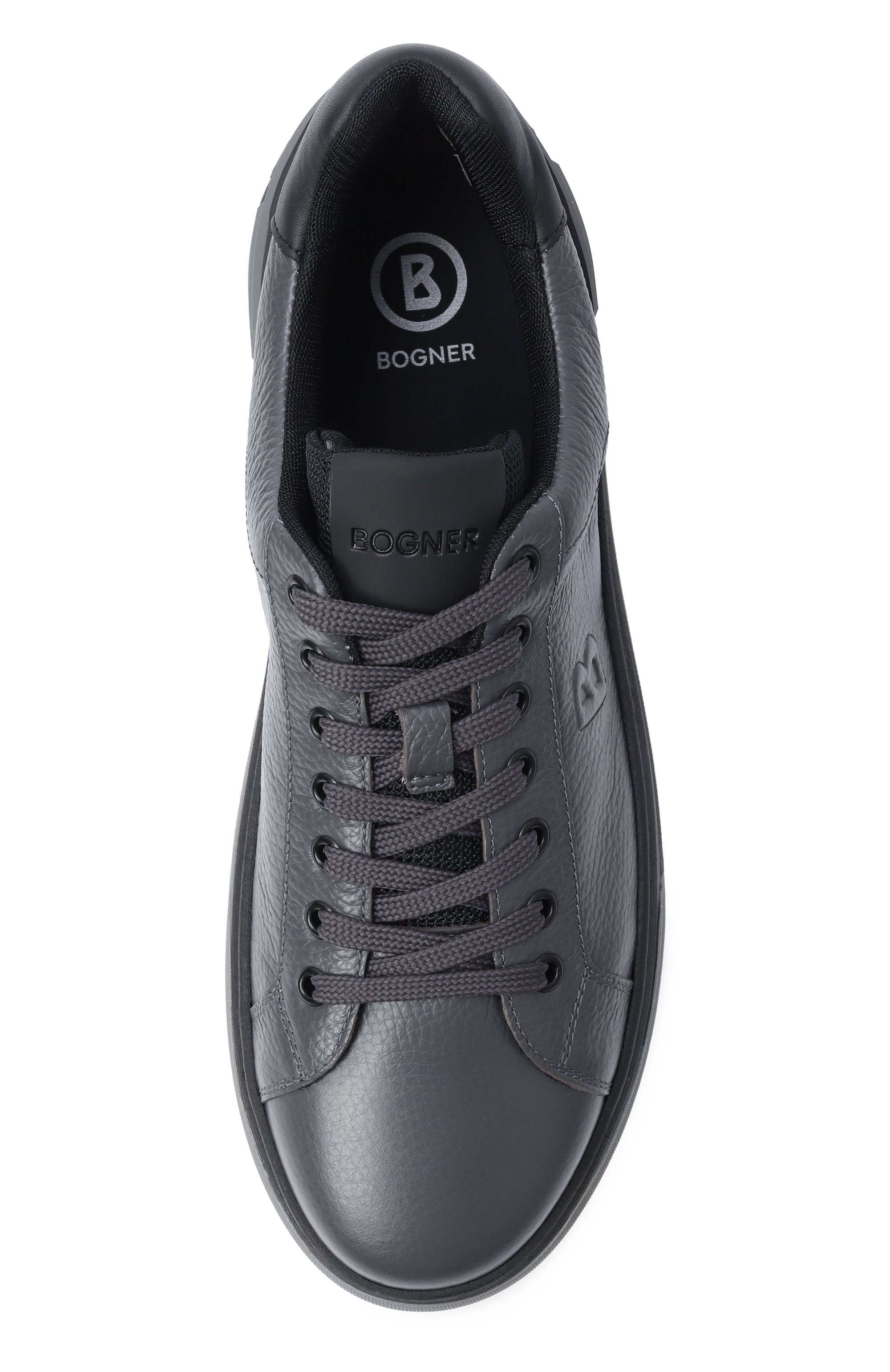 Комбинированные кроссовки milan BOGNER темно-серого цвета по цене 36600 руб., арт. 12540025, фото 6 Комбинированные кроссовки milan BOGNER, арт. 12540025, фото 6