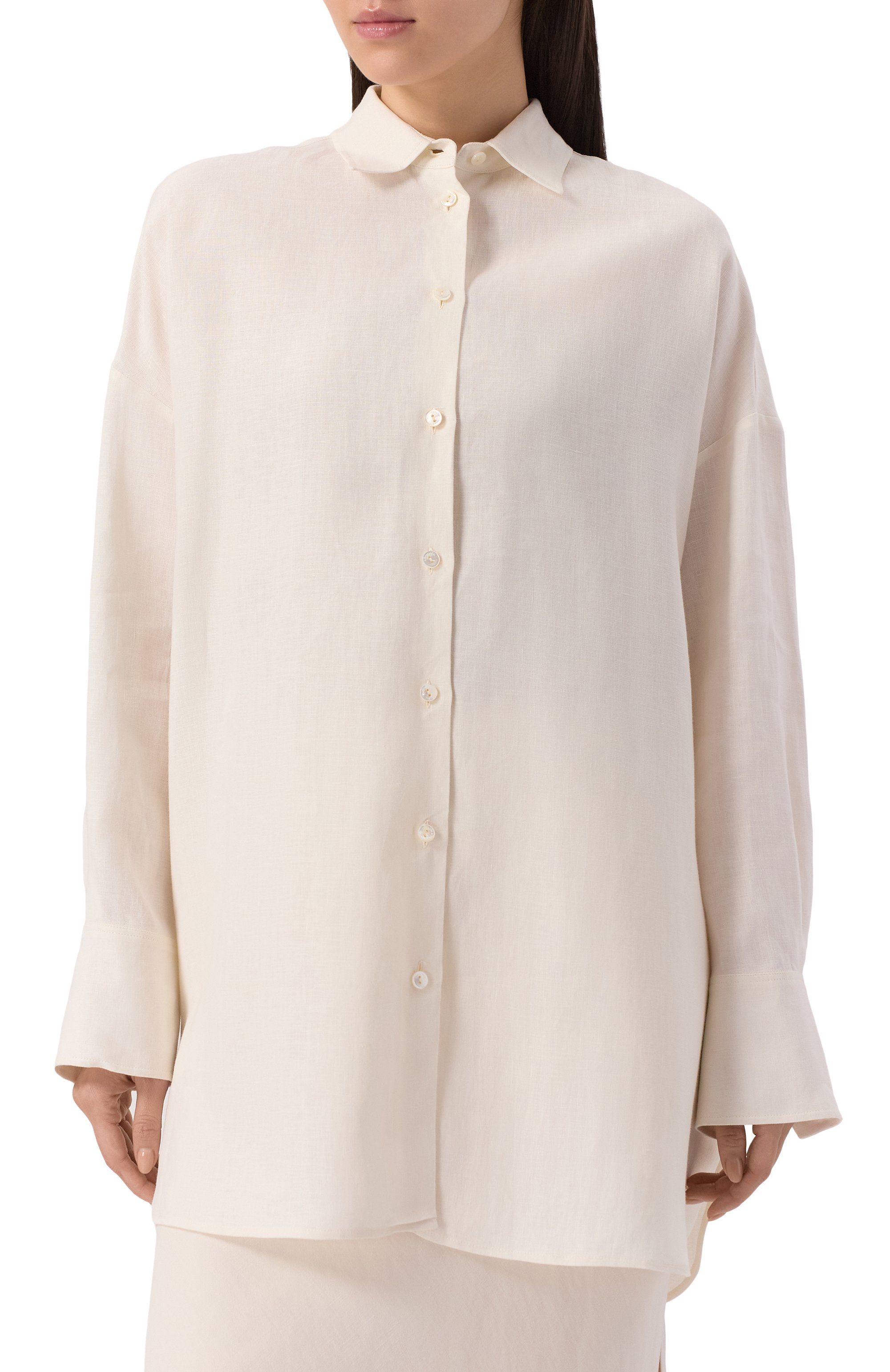 Льняная рубашка AGNONA, арт. TD0901/U3039, фото 3