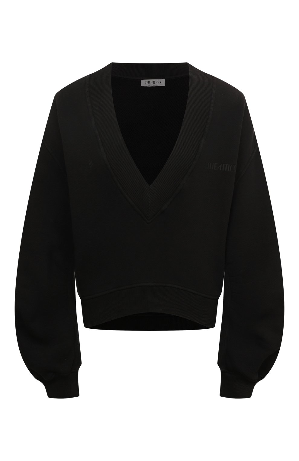 Хлопковый пуловер THE ATTICO, арт. 241WCF10/JF04, фото 1