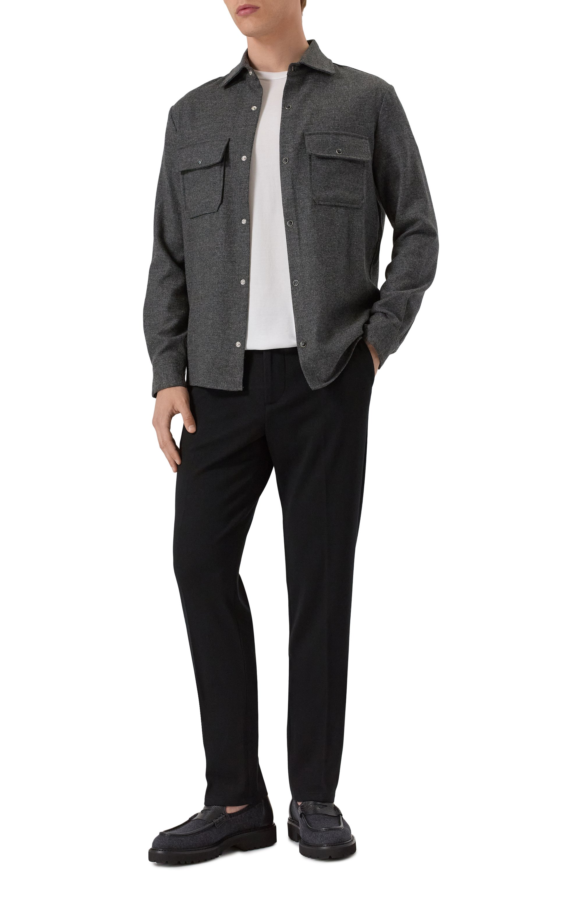 Брюки из шерсти и кашемира MARCO PESCAROLO, арт. EV0/52Y11, фото 2