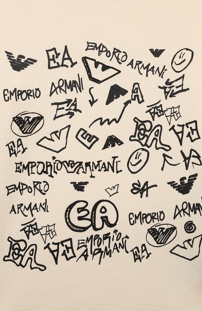 Хлопковая футболка EMPORIO ARMANI, арт. EB000027/AF10382, фото 3
