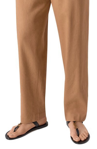 Кожаные шлепанцы cassandre SAINT LAURENT, арт. 775806/DWETT, фото 3