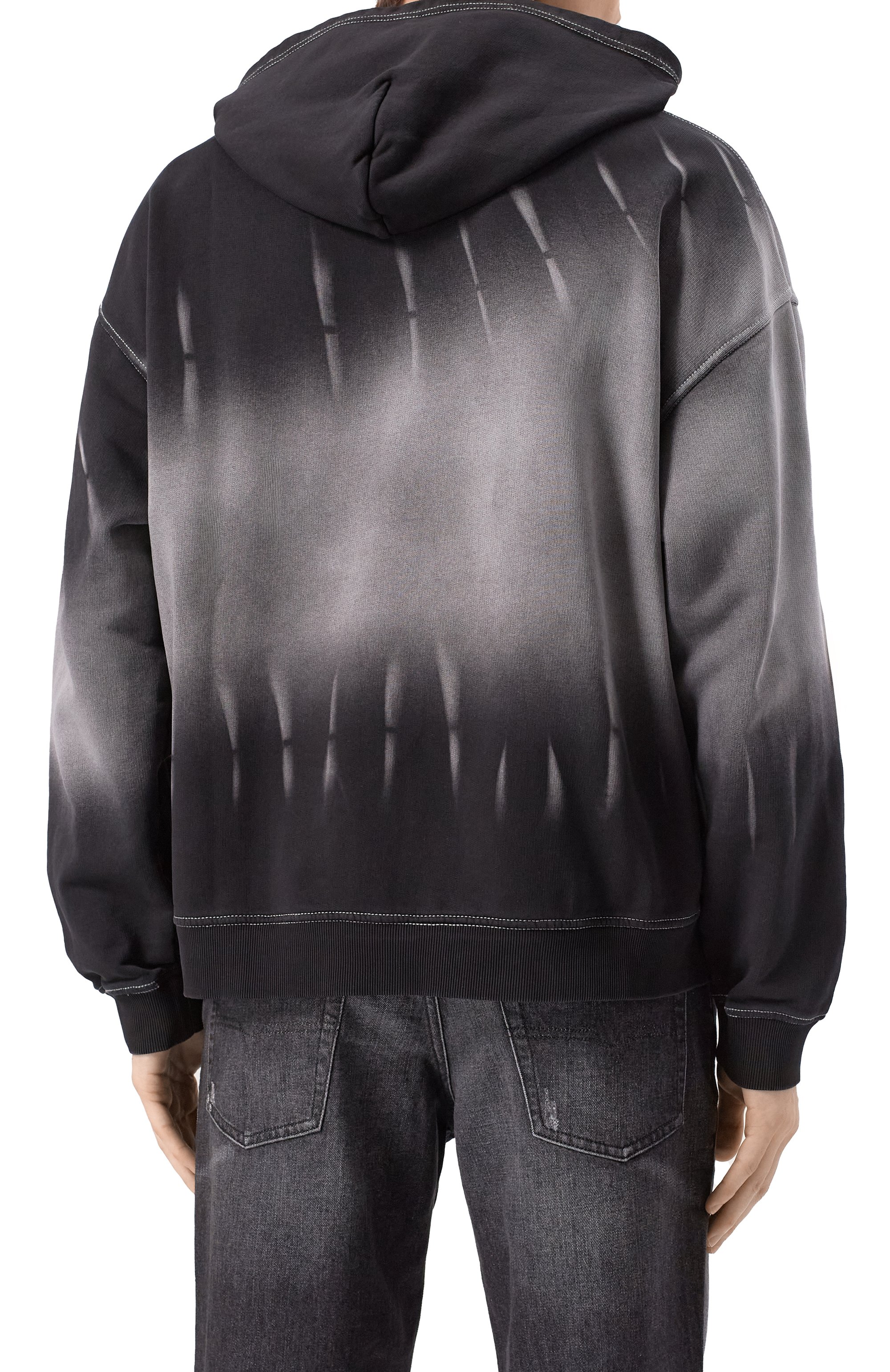 Хлопковое худи DIESEL, арт. A16123/0SLBP, фото 4