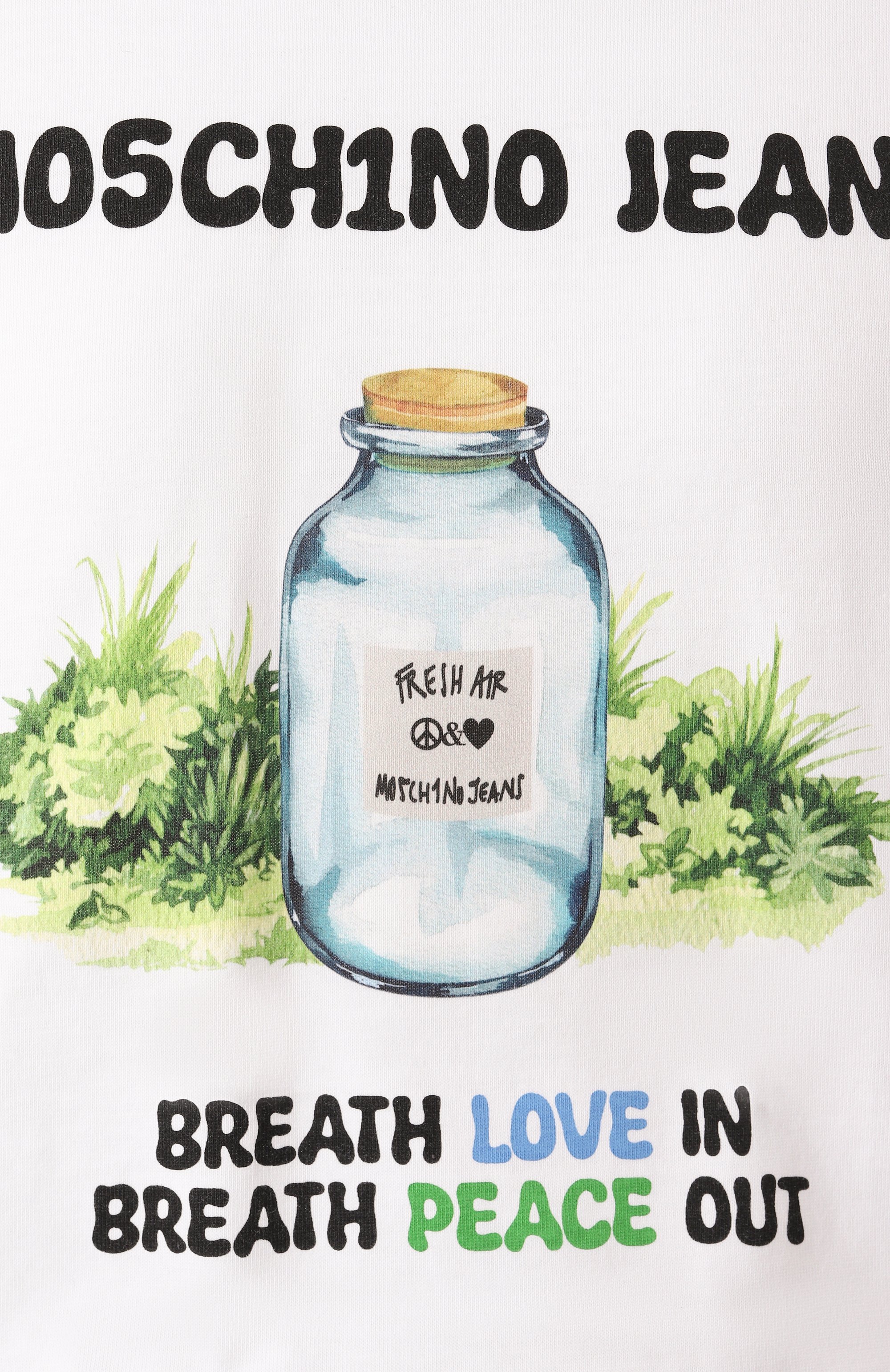 Хлопковая футболка M05CH1NO JEANS, арт. A0706/3229, фото 6