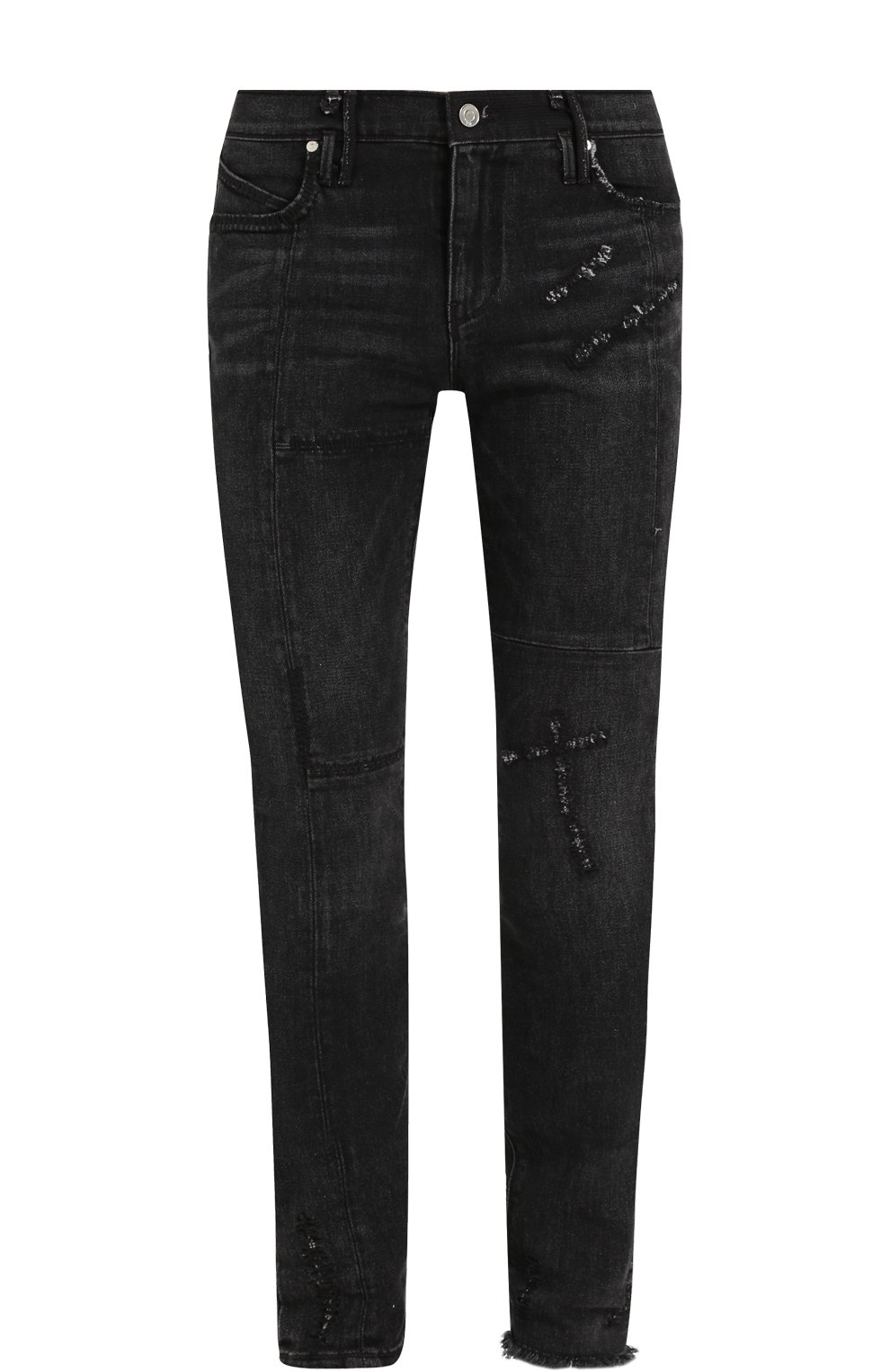 Джинсы скинни с потертостями RTA, арт. MF7130-450LBLK, фото 1