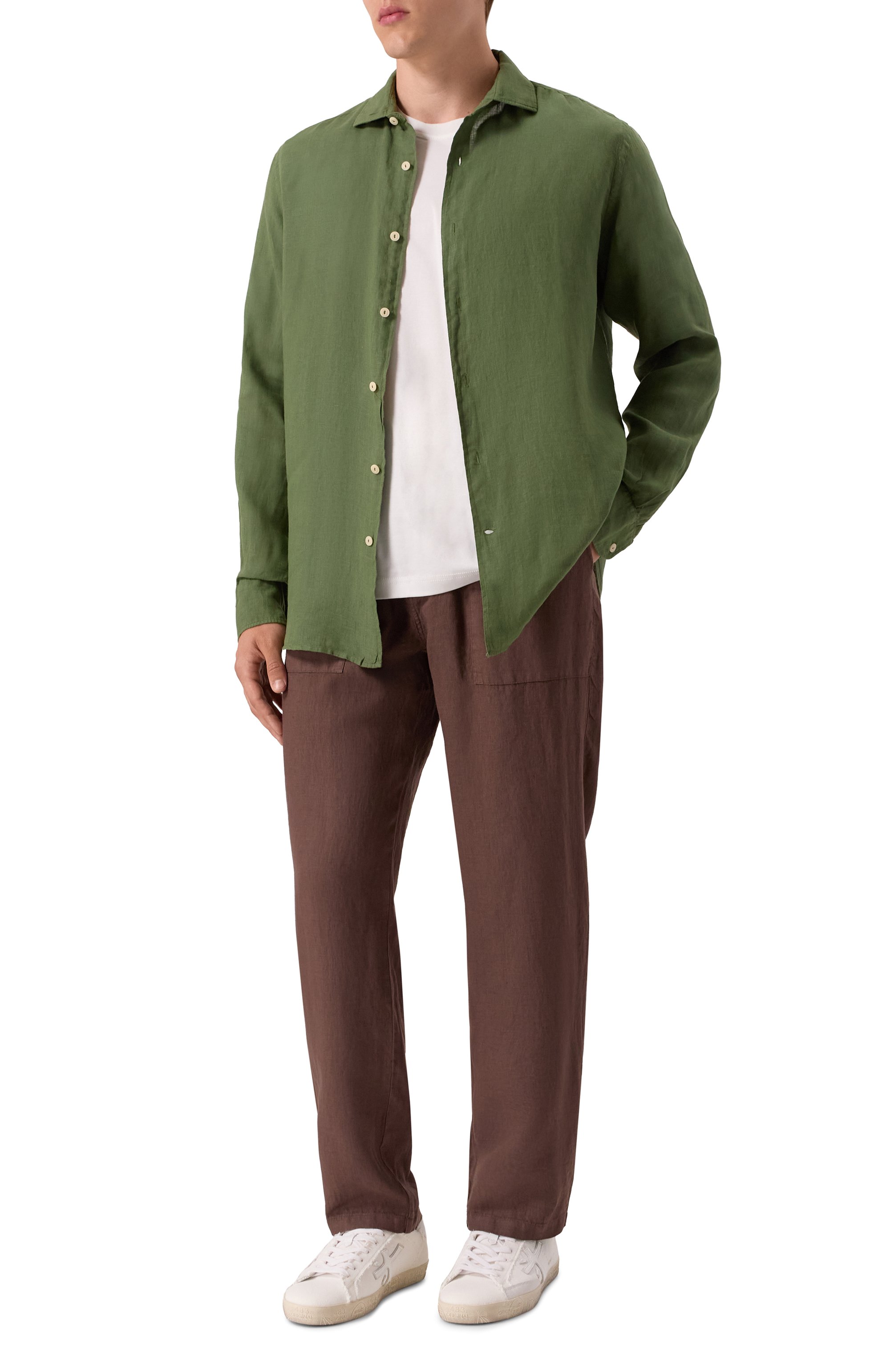 Льняная рубашка MC2 SAINT BARTH, арт. STBM PAMPL0NA/01189H, фото 2