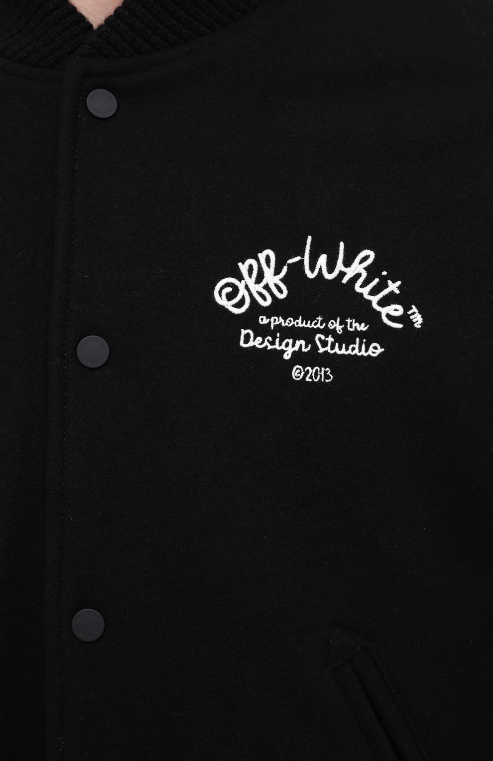 Шерстяной бомбер OFF-WHITE, арт. 0MEA224E20FAB0011001, фото 5