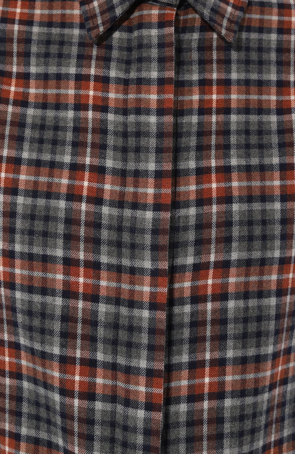 Хлопковая рубашка KITON, арт. D54410H07867, фото 5