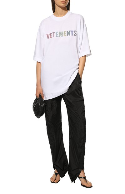 Хлопковая футболка VETEMENTS, арт. UE52TR510W 1611/W, фото 2