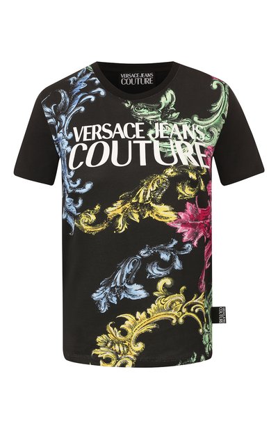 Женская хлопковая футболка VERSACE JEANS COUTURE, арт. B2HUB7M3-UDM613 62/30288