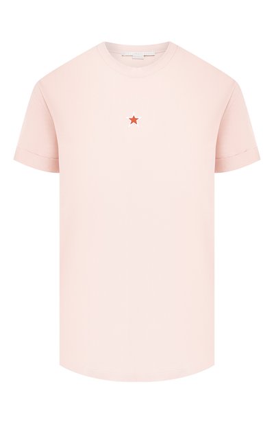 Женская хлопковая футболка STELLA MCCARTNEY, арт. 457142/SMW29