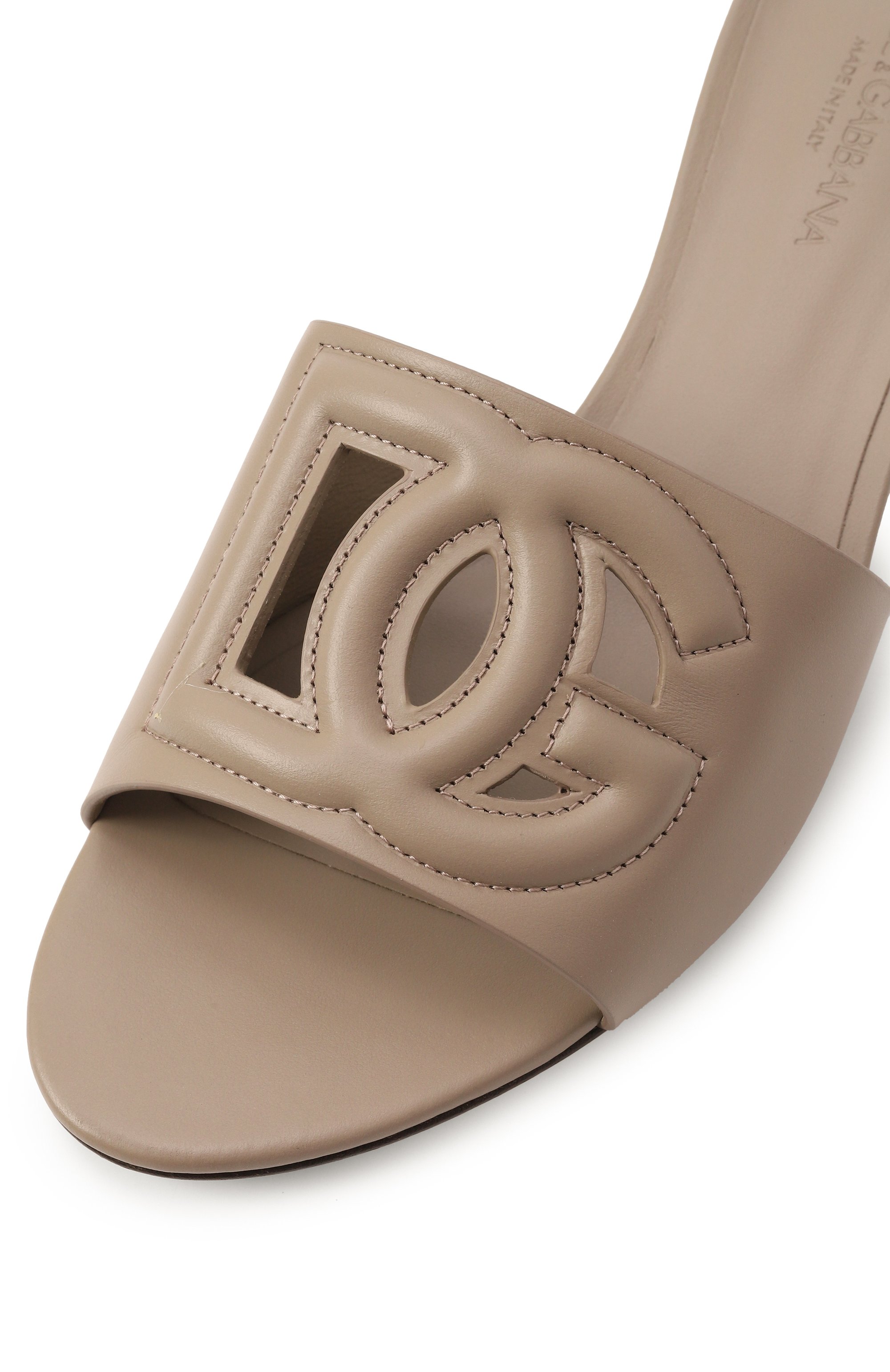 Кожаные мюли bianca DOLCE & GABBANA, арт. CR1755/AY329, фото 7