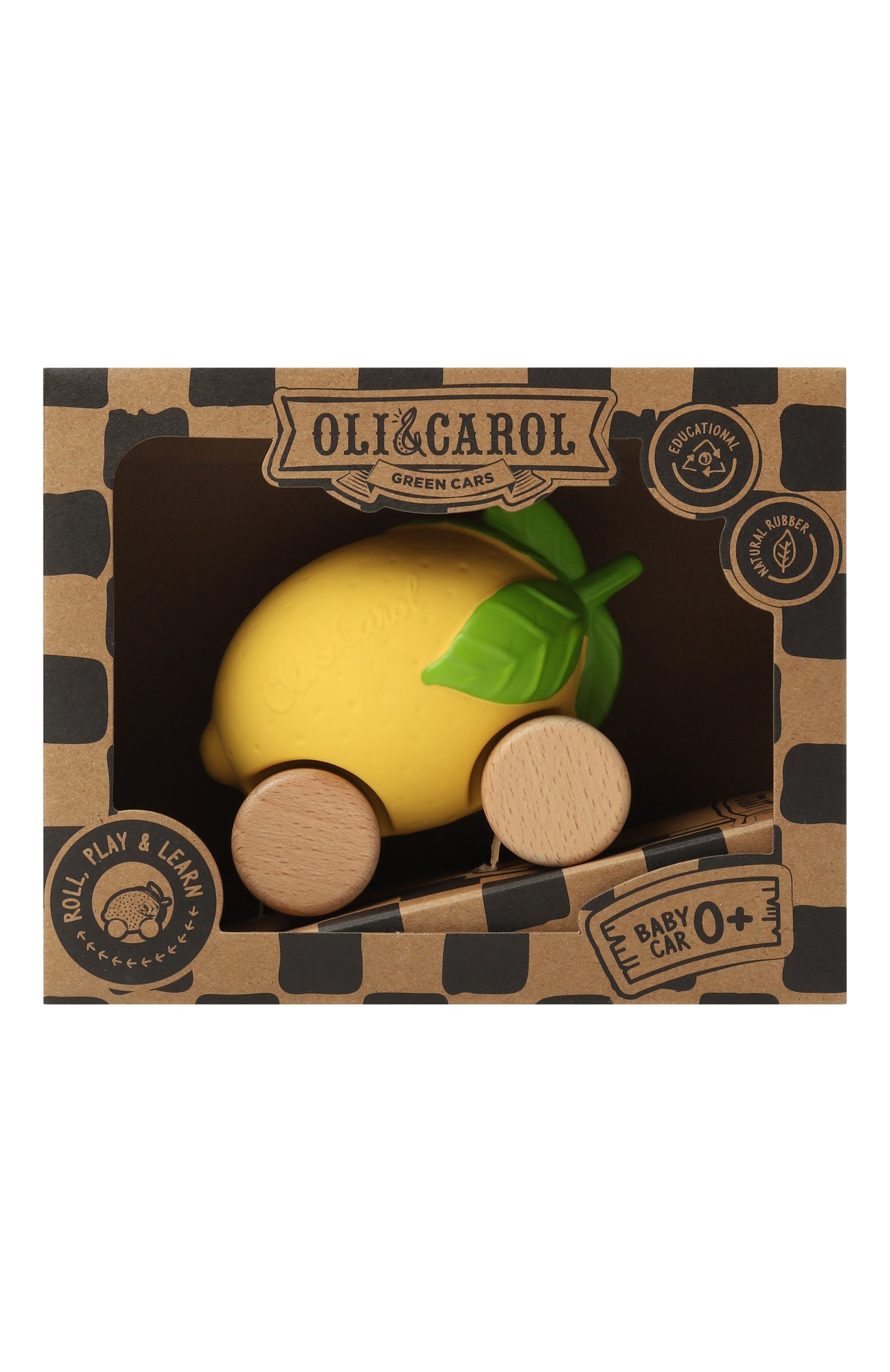 Машинка lou the lemon OLI&CAROL желтого цвета по цене 3770 руб., арт. L-LEMON-CAR, фото 1 Машинка lou the lemon OLI&CAROL, арт. L-LEMON-CAR, фото 1