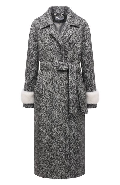 Женское шерстяное пальто SEVEN LAB, арт. CABM lace grey