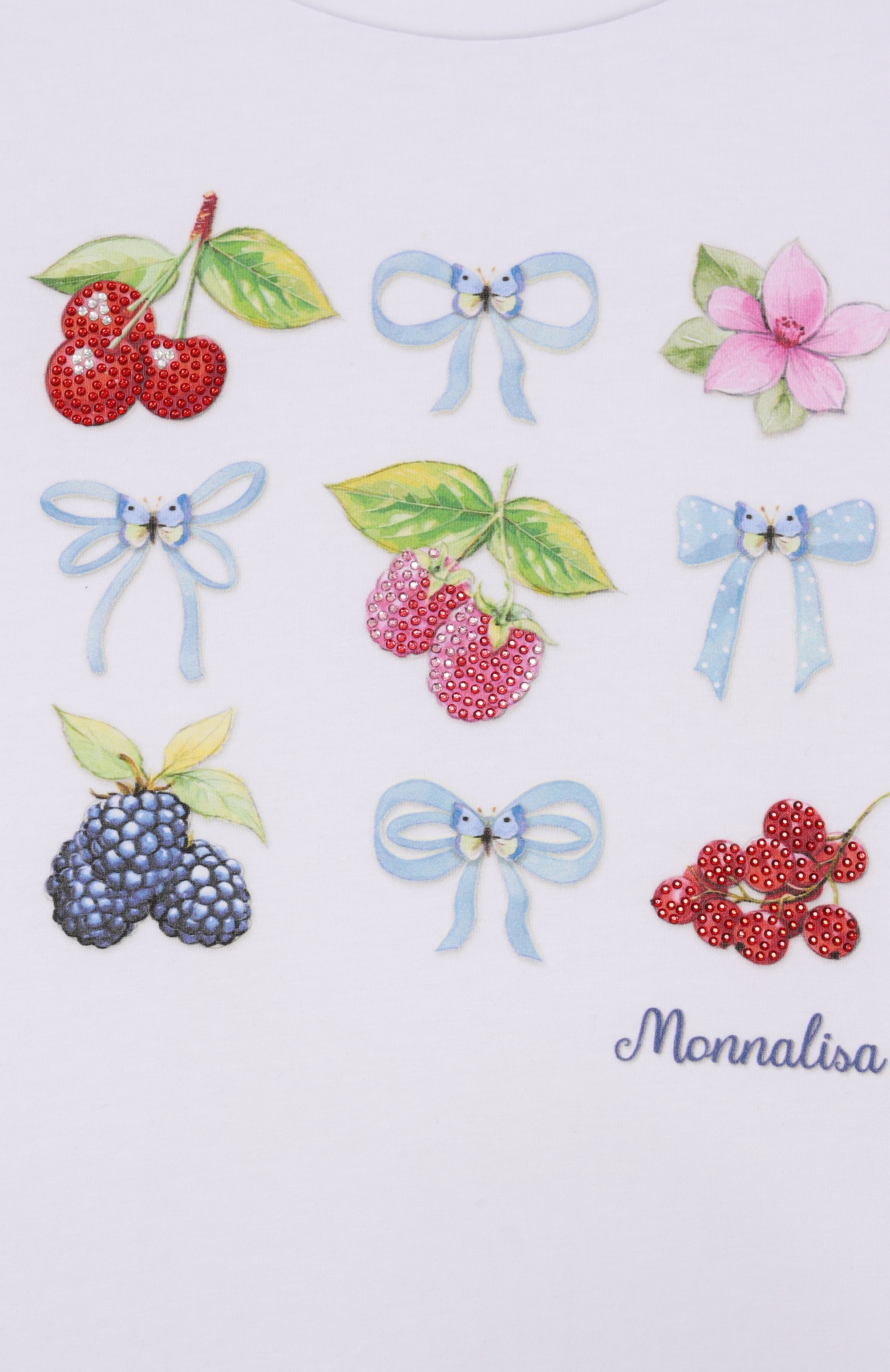 Хлопковое платье MONNALISA, арт. 19E918RU, фото 3